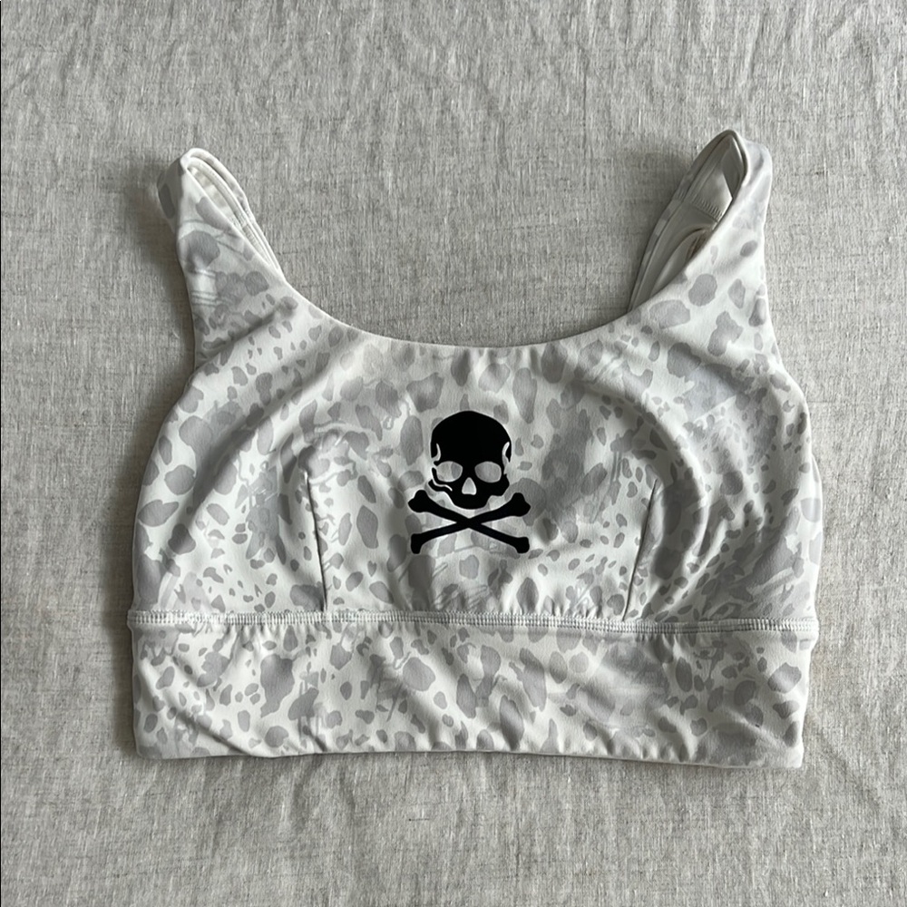 lululemon athletica Gray Leopard Print Bra